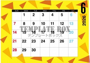 ２０２６年６月カ…