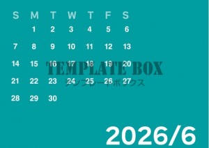 ２０２６年６月カ…