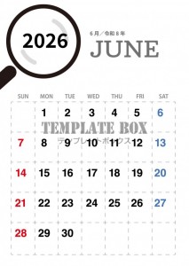 ２０２６年６月カ…