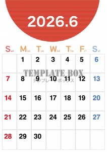 ２０２６年６月カ…