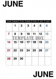 ２０２６年６月カ…