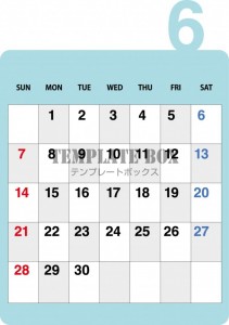 ２０２６年６月カ…