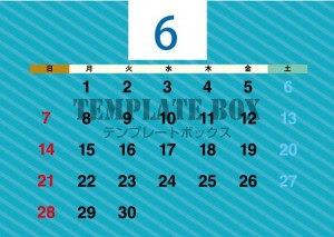 ２０２６年６月カ…