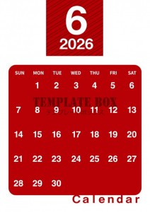 ２０２６年６月カ…