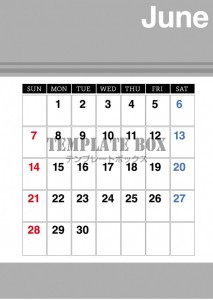 ２０２６年６月カ…