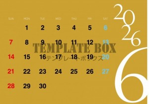 ２０２６年６月カ…