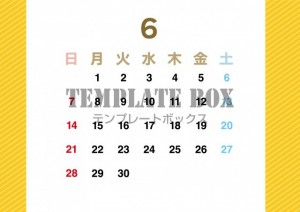 ２０２６年６月カ…