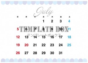 ２０２６年７月カ…