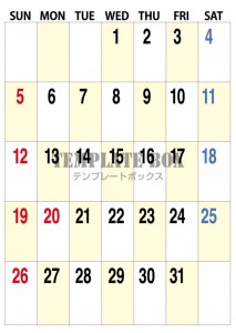 ２０２６年７月カ…