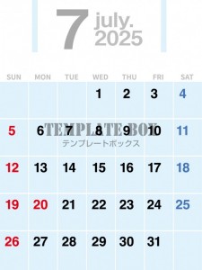 ２０２６年７月カ…