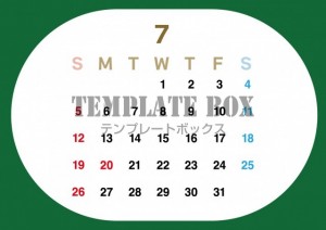 ２０２６年７月カ…