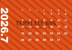 ２０２６年７月カ…