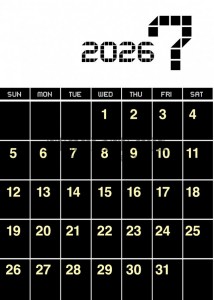 ２０２６年７月カ…