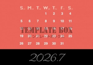 ２０２６年７月カ…