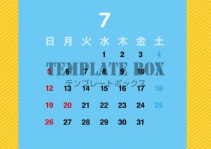 ２０２６年７月カ…
