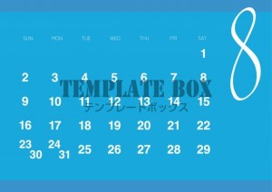 ２０２６年８月カ…