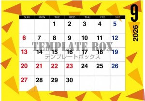 ２０２６年９月の…