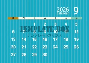 ２０２６年９月の…