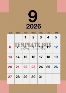 ２０２６年９月の…