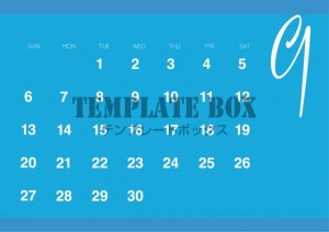 ２０２６年９月の…｜無料テンプレート｜カレンダー｜無料