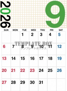 ２０２６年９月の…