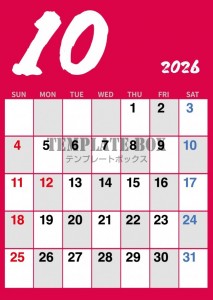 ２０２６年１０月…