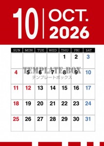 ２０２６年１０月…