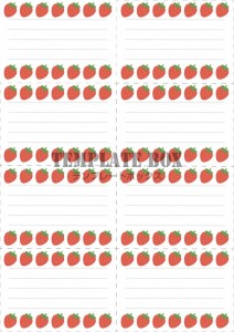 ８分割のメモ帳デ…｜無料テンプレート｜メモ帳｜無料