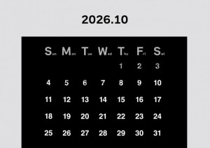 ２０２６年１０月…