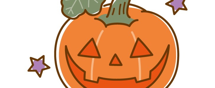 シンプルジャックオーランタンのイラスト 10月 ハロウィン かぼちゃ ちょっとした隙間に使えるワンポイントカット 無料イラスト素材 Templatebox
