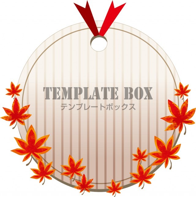 秋のワンポイントフレーム 11月 リボンと真っ赤に紅葉したモミジがおしゃれなワンポイントフレーム Pop チラシなどに 素材 無料イラスト 素材 Templatebox