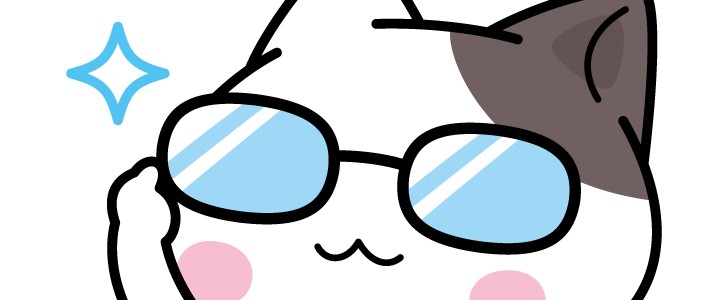10月1日はメガネの日 ぶち猫 にゃんこ メガネの日に使えるかわいいワンポイントカット 無料イラスト素材 Templatebox