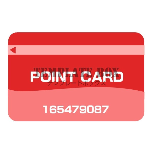 10月1日はポイントカードの日イラスト・カード・財布・買い物（お店の広告イラストなどに）