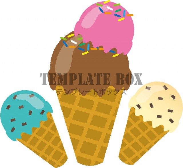 記念日のイラスト アイスクリームの日のイラスト 5月9日 に使えるかわいいワンポイントイラスト 無料イラスト素材 Templatebox