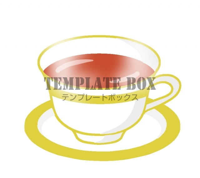 11月1日は紅茶の日イラスト ティーカップ カフェ お茶 カフェや飲食店のイラストに 無料イラスト素材 Templatebox