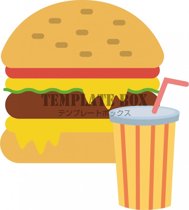 記念日のイラスト ハンバーガーの日のイラスト 7月日 に使えるかわいいワンポイントイラスト 無料イラスト素材 Templatebox