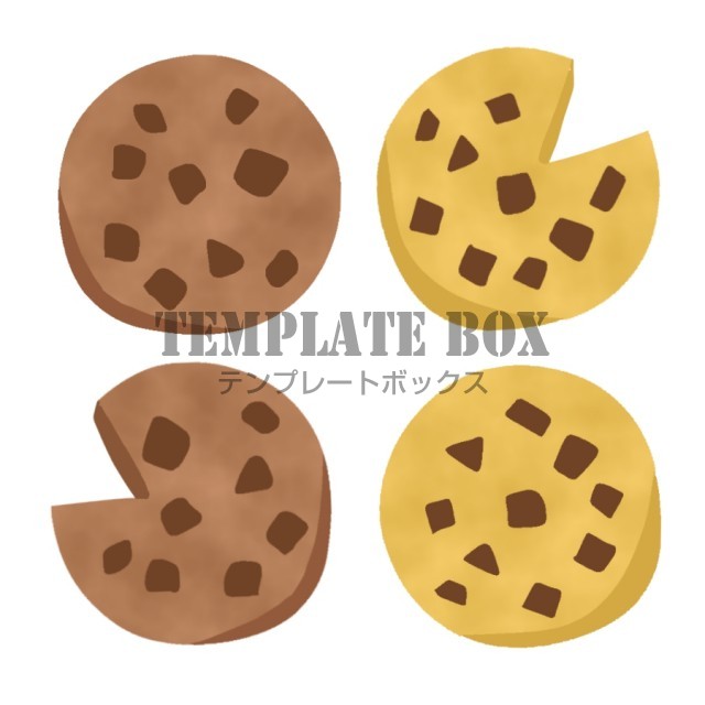 5月23日はチョコチップクッキーの日 洋菓子 クッキー お菓子 菓子系のワンポイントに 無料イラスト素材 Templatebox