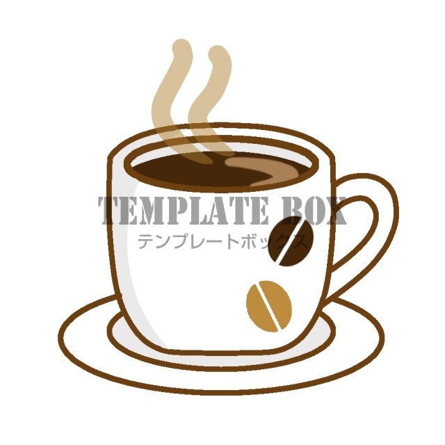 10月1日は コーヒーの日 イラスト コーヒーショップ 飲食店 カフェ コーヒーのワンポイントに 無料イラスト素材 Templatebox