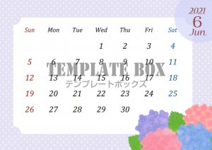 おしゃれな花のカ…｜無料テンプレート｜カレンダー｜無料