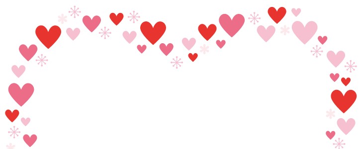 ハートいっぱいのハート型フレーム バレンタイン バレンタインデー 2月 赤 ピンク かわいい 枠 デコレーション バレンタインに使えるフレーム素材 無料イラスト素材 Templatebox