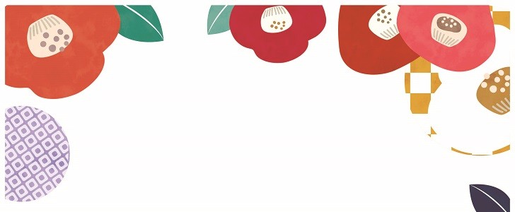 冬に使える椿の花のオシャレなイラストフレーム Jpg Pdf 透過png のダウンロード 無料イラスト素材 Templatebox
