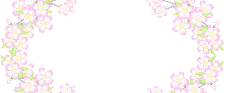フレーム・枠素材｜桜｜春｜花｜美しい｜桜の枝｜ピンク｜咲き誇る｜無料テンプレート｜無料｜ダウンロード