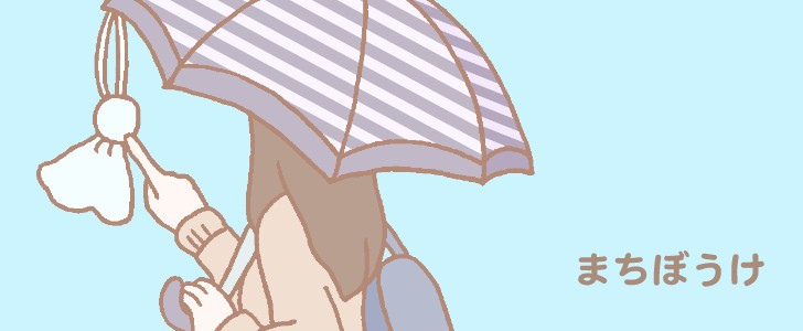 さした傘につけているてるてる坊主をつついている制服姿の女の子の後ろ姿 無料イラスト素材 Templatebox