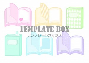 シンプルなブック…｜無料イラスト素材｜シール・シート｜無料