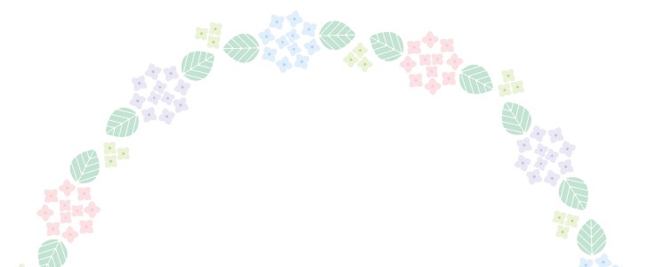 紫陽花の円形フレーム 梅雨 あじさい アジサイ 花 6月 かわいい 枠 デコレーション 梅雨時に使えるフレーム素材 無料イラスト 素材 Templatebox