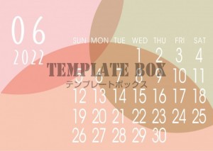 【2022年】6…｜無料テンプレート｜カレンダー｜無料