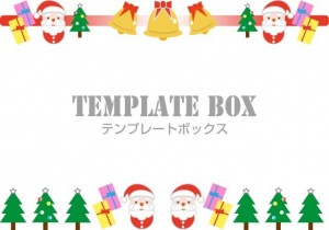12月、クリスマ…｜無料テンプレート｜フレーム・飾り枠｜無料