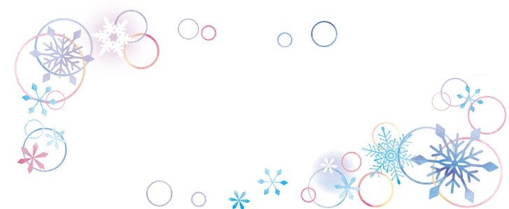 メッセージカード 2月は雪の結晶 寒い冬のイラストフレーム はがきサイズ フレームのフリー素材 無料イラスト素材 Templatebox