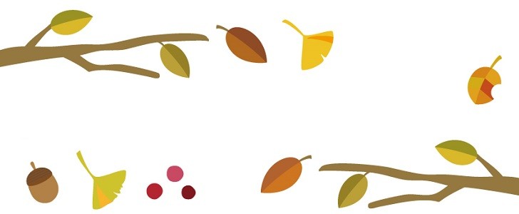 メッセージカード 11月は秋と枯れ葉 どんぐりとモミジイラストフレーム はがきサイズ フレームのフリー素材 無料 イラスト素材 Templatebox