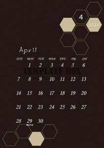 ４月カレンダー：…